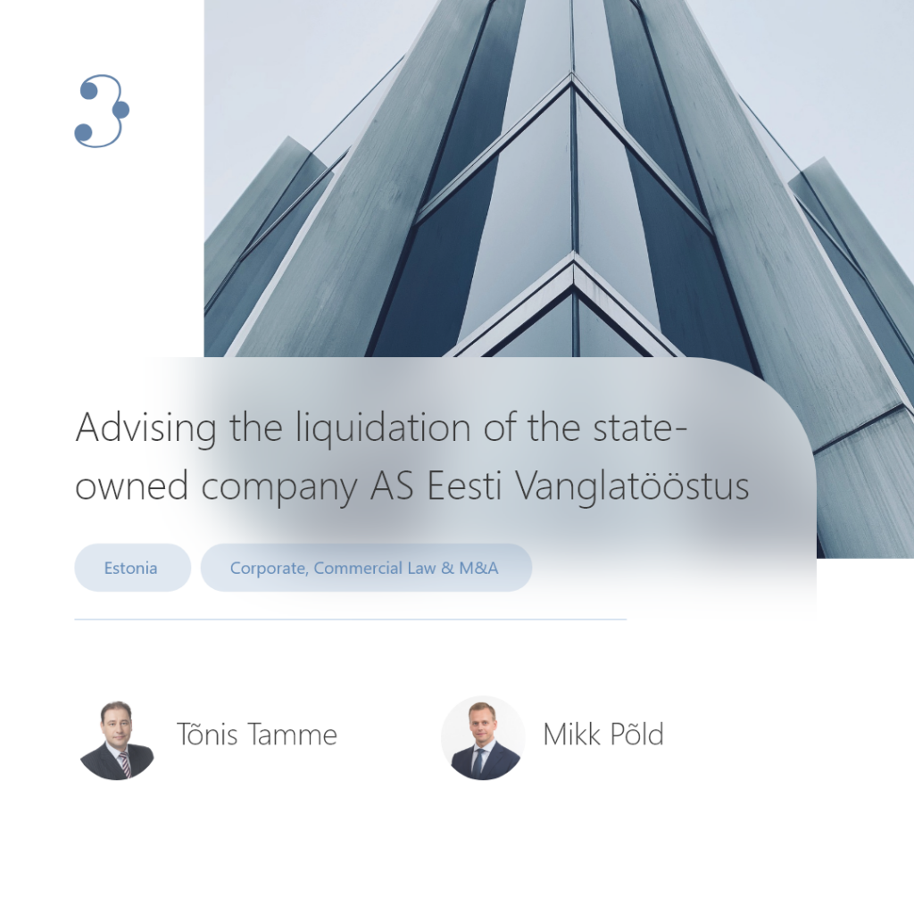 Advising the liquidation of the state-owned company AS Eesti Vanglatööstus
