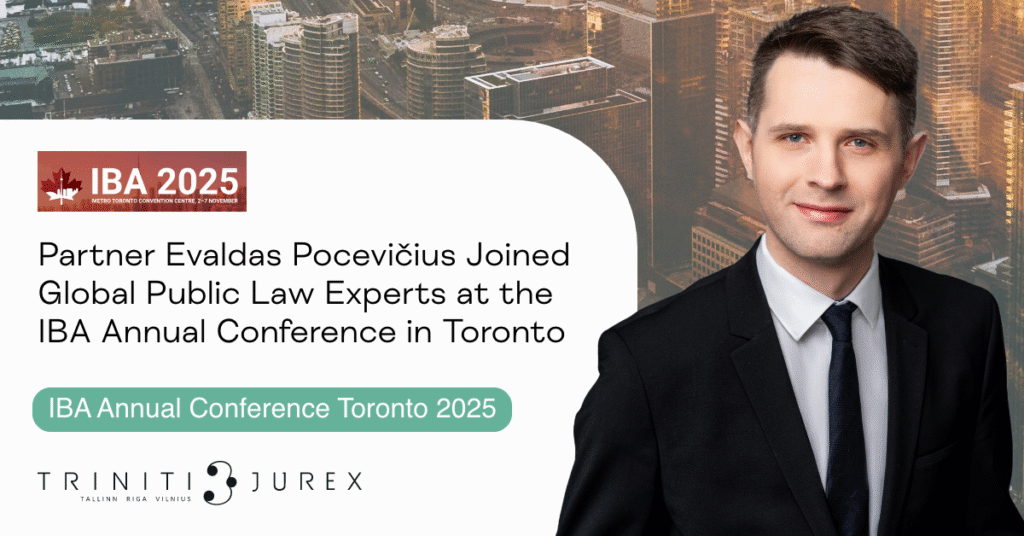 TRINITI Partner Evaldas Pocevičius Joined an International Panel at the IBA Annual Conference 2025 in Toronto