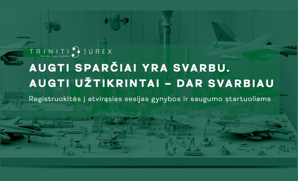 Atviri video įrašai gynybos ir saugumo inovacijas kuriantiems startuoliams | TRINITI pro bono programa: Mission Control